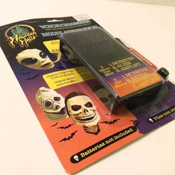 Haunted Halls Alien  Voice Changer Hands Free Microphone Halloween - Picture 10 of 12